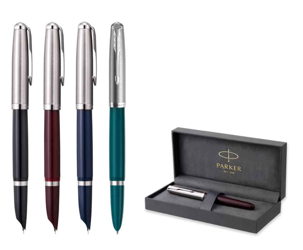 Hugo Boss Füllfederhalter Step Blue – Matt Nachtblau, Dunkelchrome Zierteile, Aluminium/Messing
